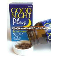 Natural sleep supplement with no addictive tendency made in Japan